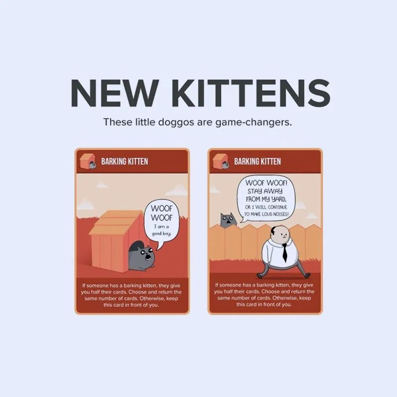 Exploding Kittens Barking Kittens Expansion